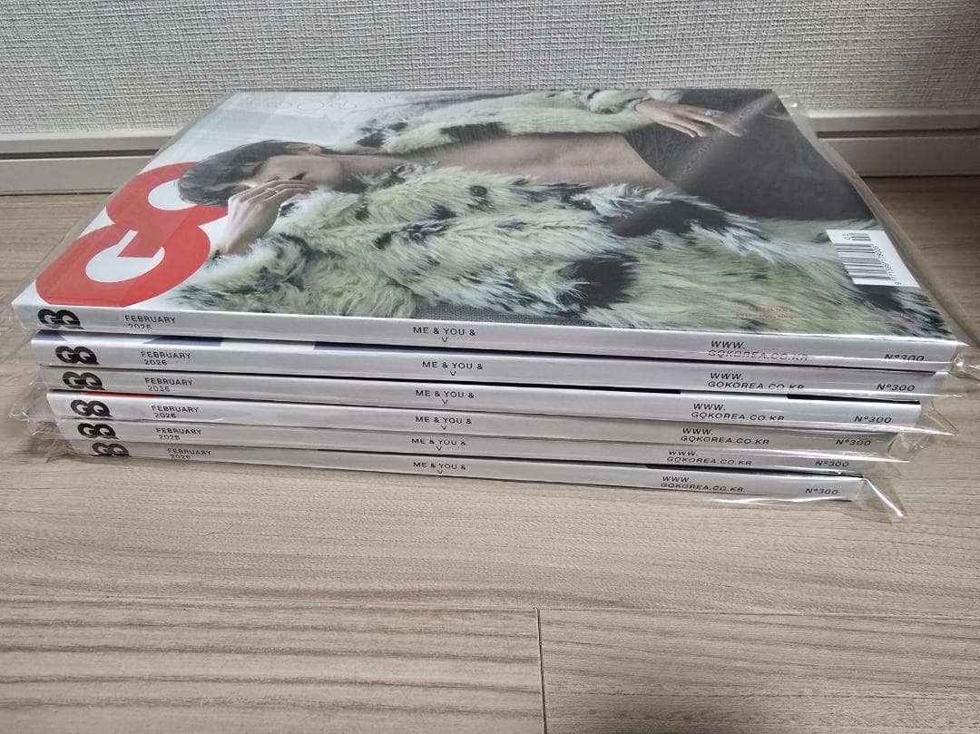 【全6種セット】BTS V (テテ) GQ Korea２月号 完全版(未開封)