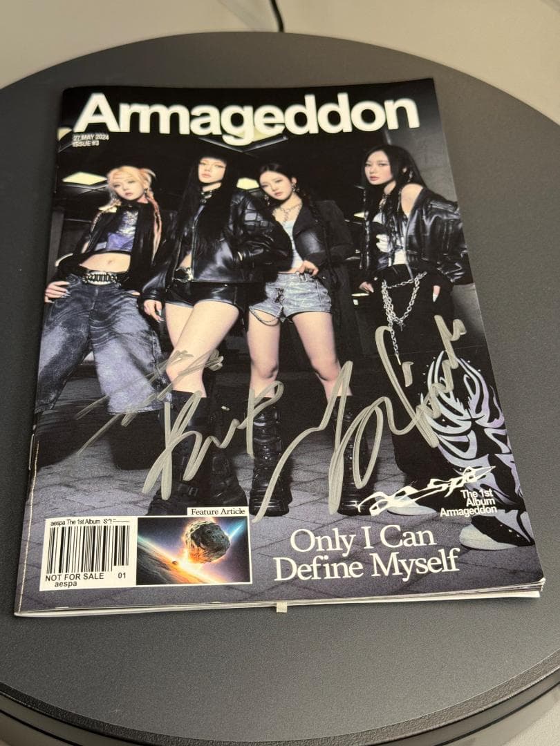 aespa 本人サイン入り Armageddon 1st Album