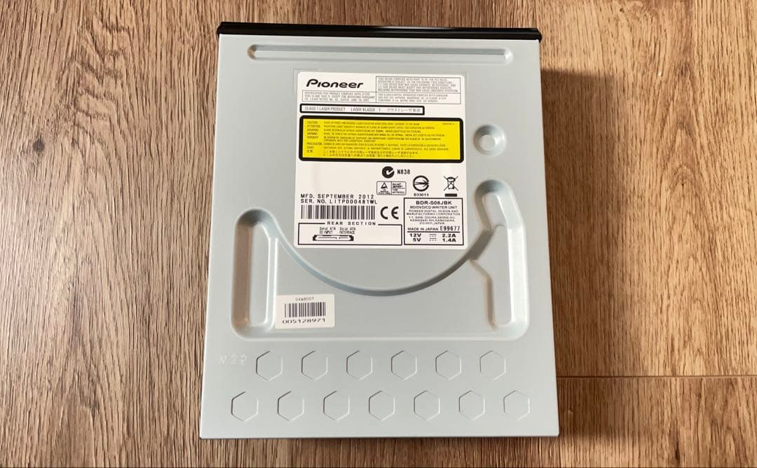 Pioneer BDR-S08JBK 内蔵型ブルーレイディスクドライブ