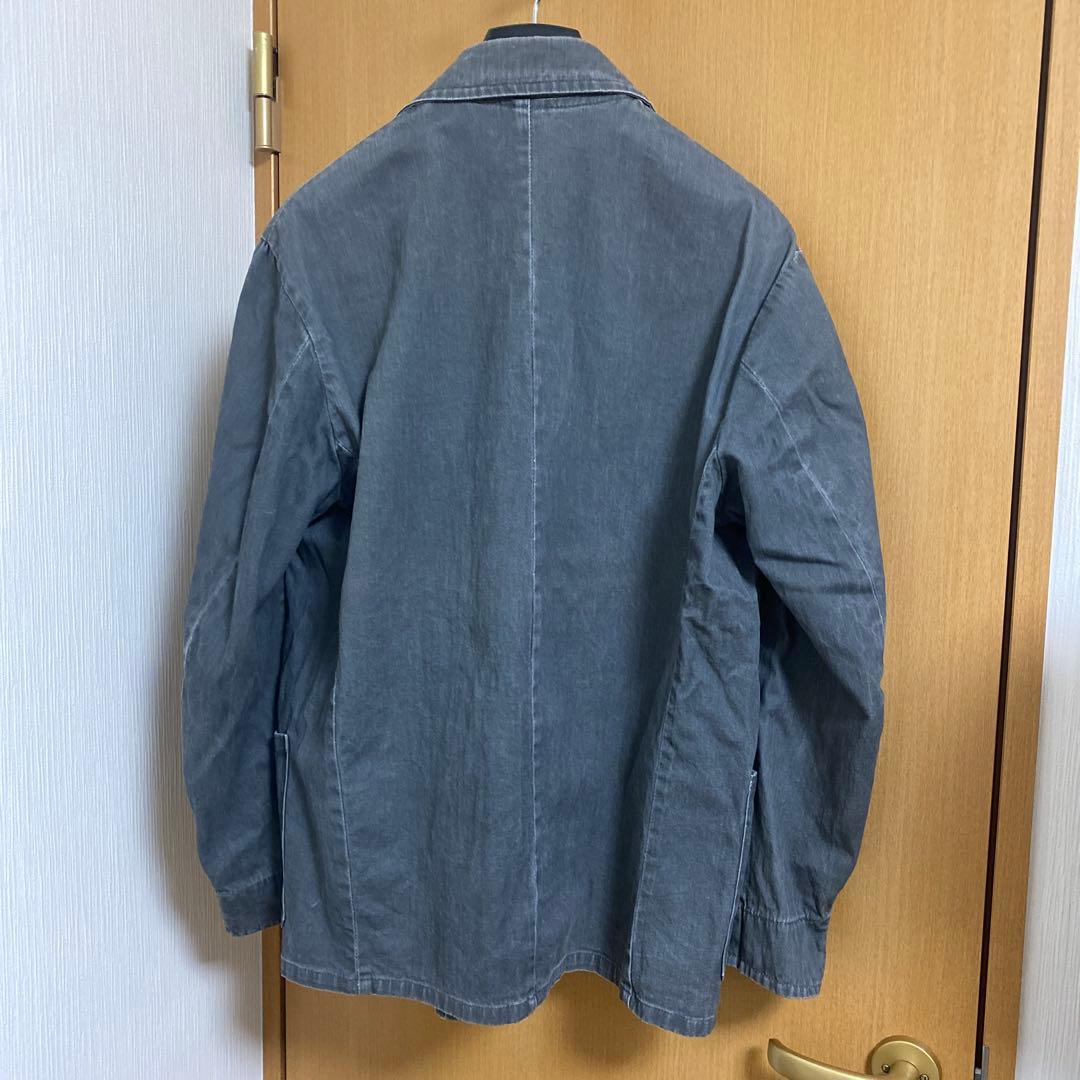 Yarmo グレー カバーオール サイズ40 シャンブレー ヴィンテージ
