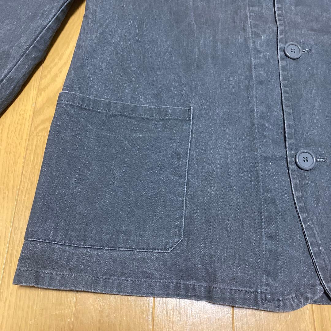 Yarmo グレー カバーオール サイズ40 シャンブレー ヴィンテージ