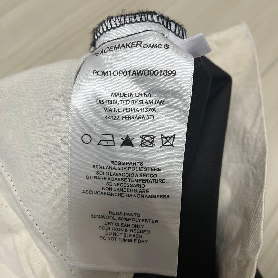 4.19万円 2025SS OAMC PEACEMAKER Regs Pants