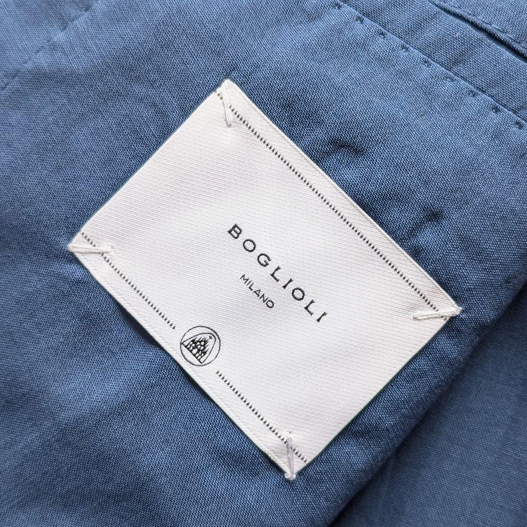 【製品染め】BOGLIOLI K.JACKET トロピカル ブルー ジャケット