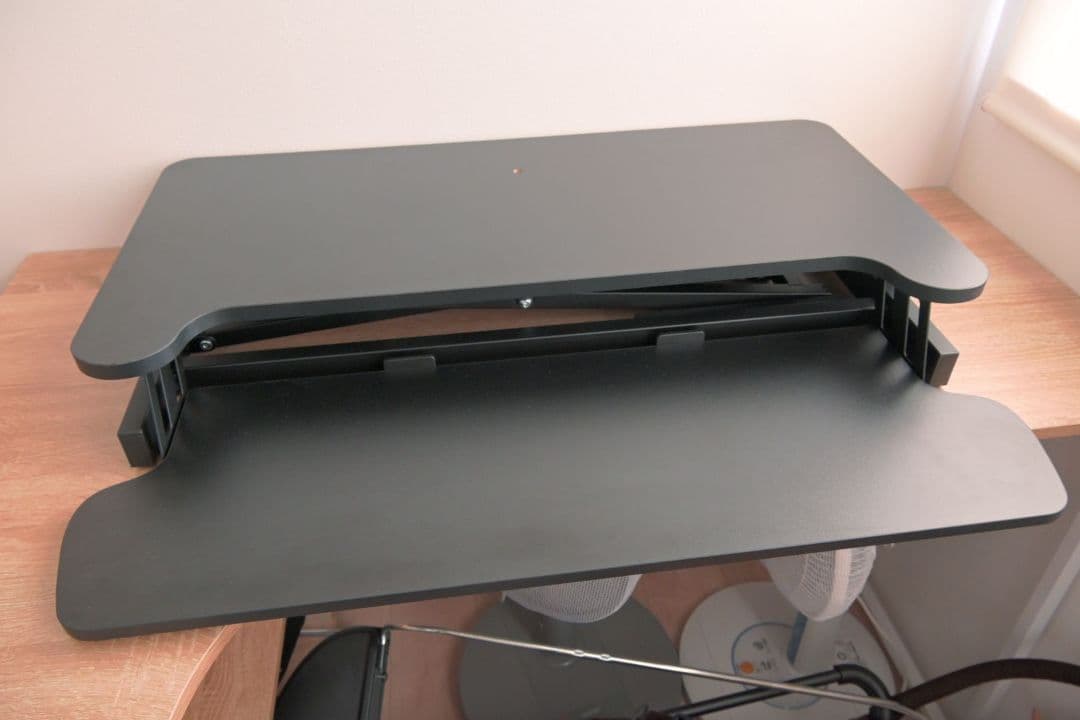 サンワダイレクト　スタンディングデスク　100-MR205BK 手動昇降