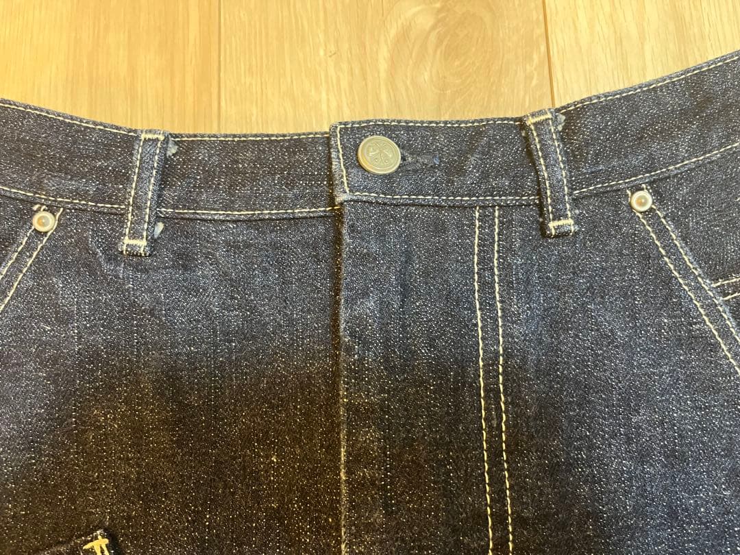uni　ミナペルホネン　ロングスカート　デニム　34 indigo