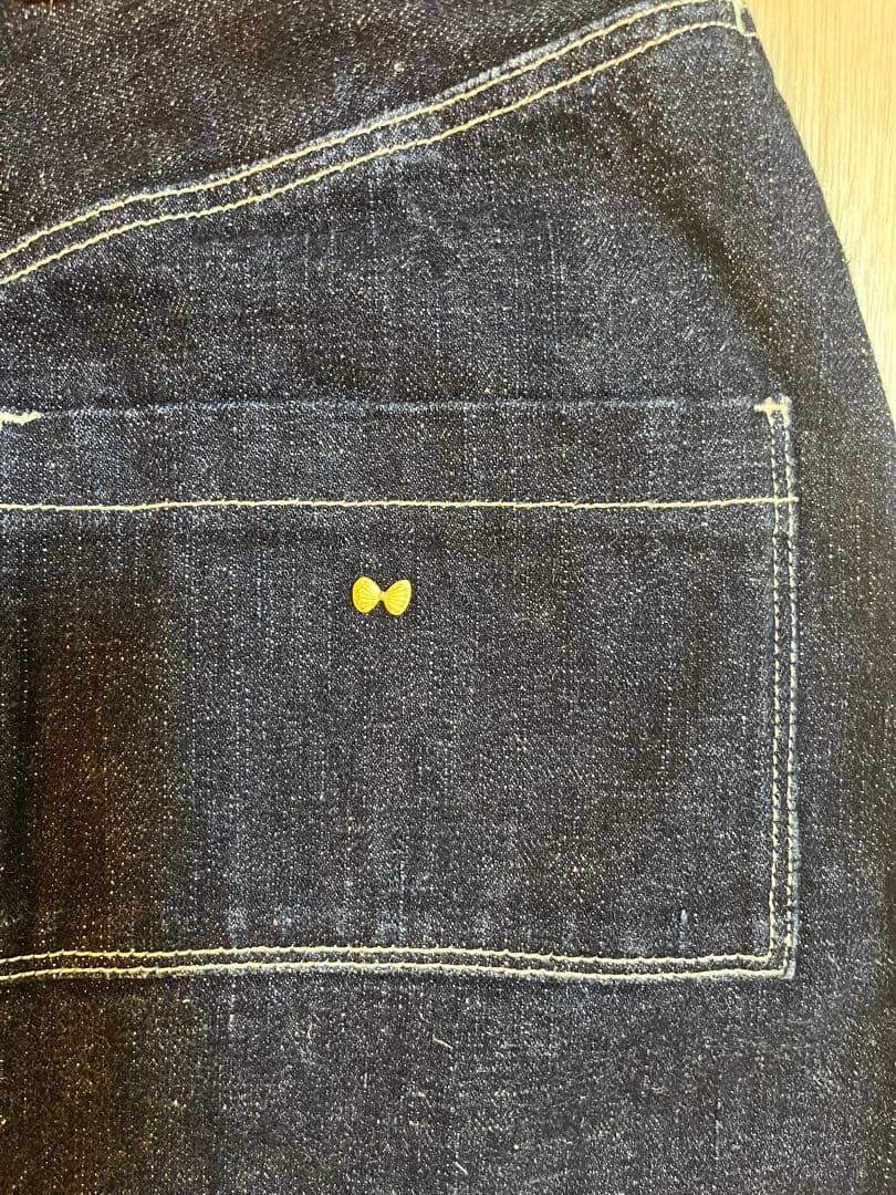 uni　ミナペルホネン　ロングスカート　デニム　34 indigo