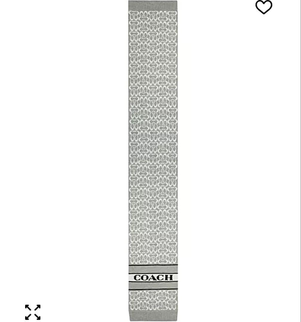 タグ付き coach マフラー 新品 冬用