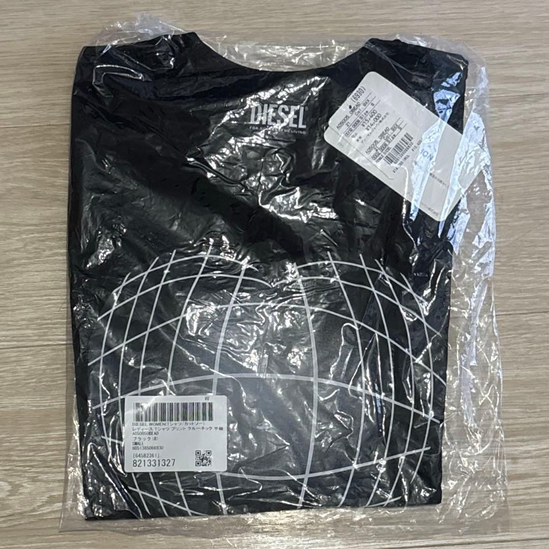 DISEL プリント　Tシャツ　クルーネック　半袖