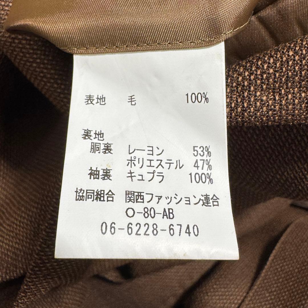 未使用級 カノニコ生地 サマーウール ホップサック テーラードジャケット 本切羽