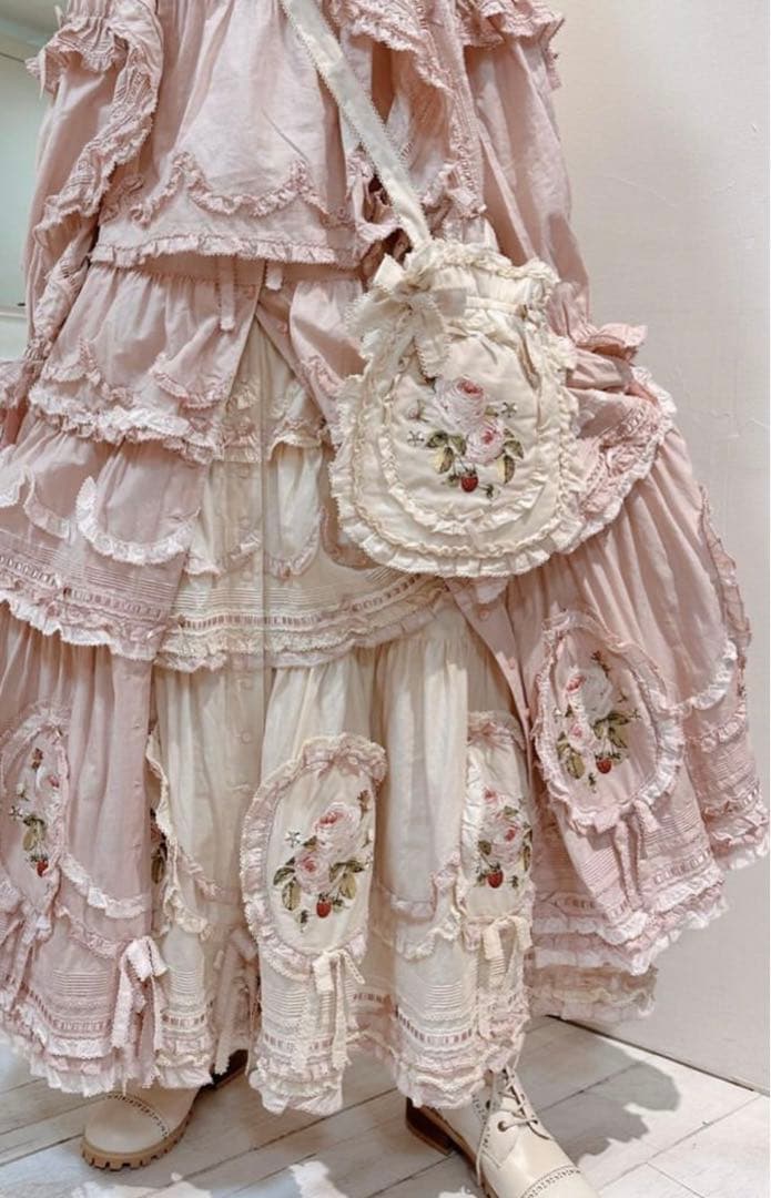 ピンクハウス♡ロングスカート＆オーバーブラウス♡