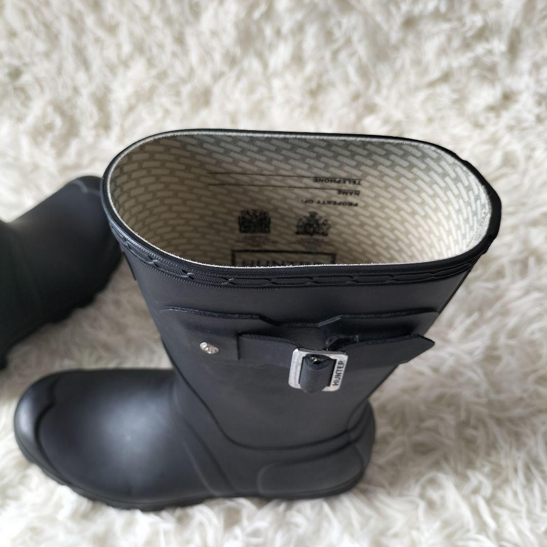 HUNTER ハンター　ブラック 長靴　ミドル 極美品　23.0