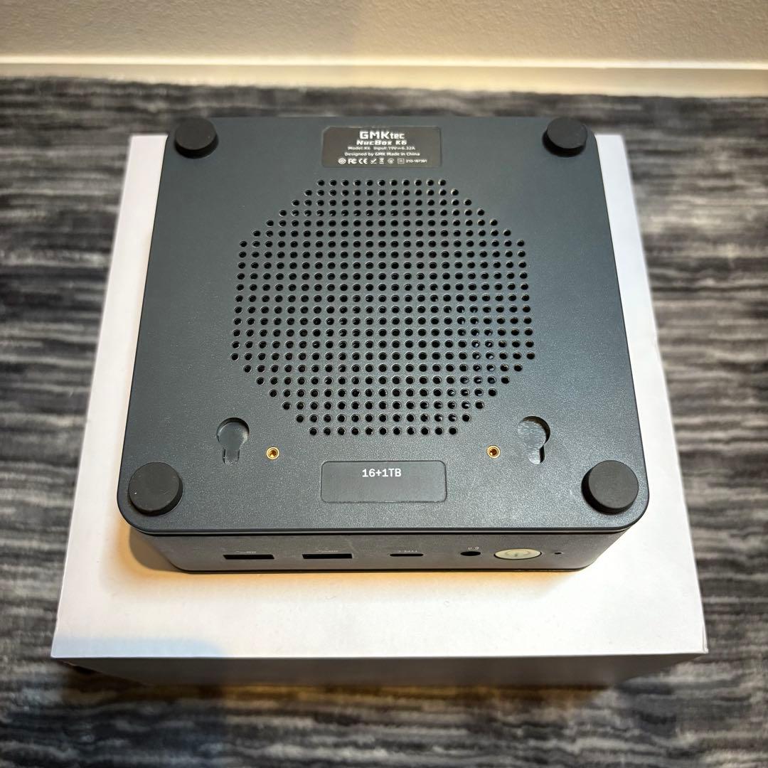 【極美品】GMKtec NucBox K6 ミニPC 16GB 1TB