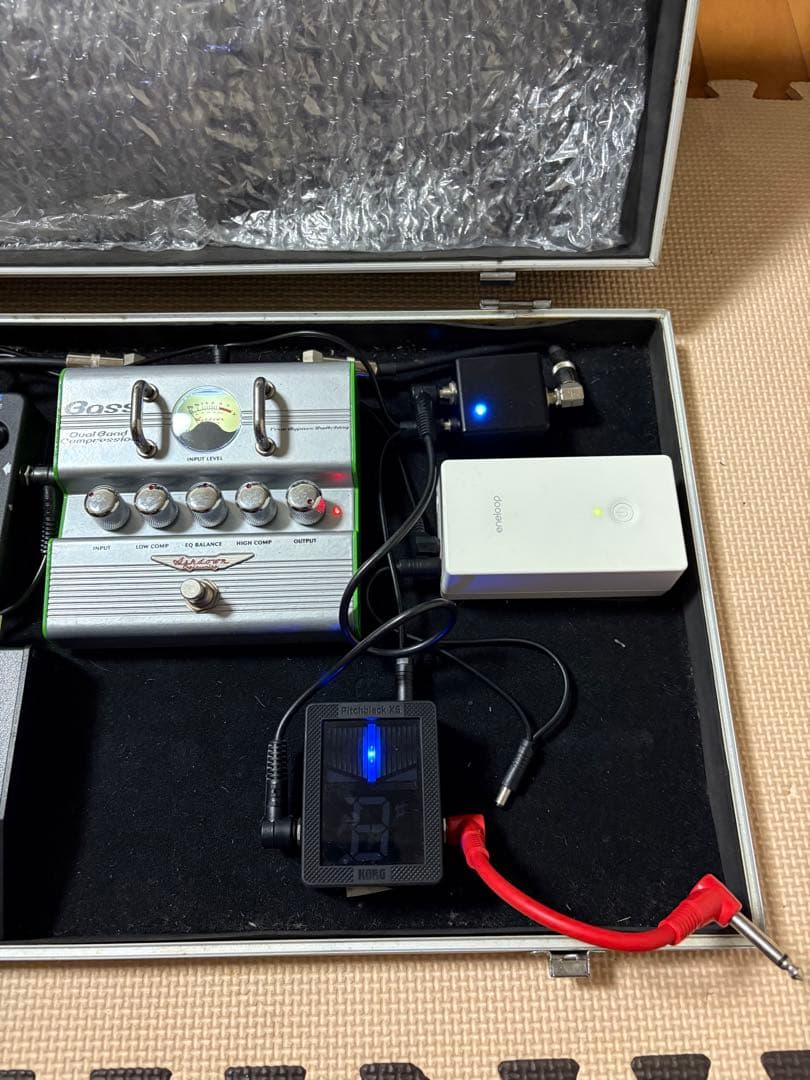 (ベース用)エフェクターセット ケーブル付き
