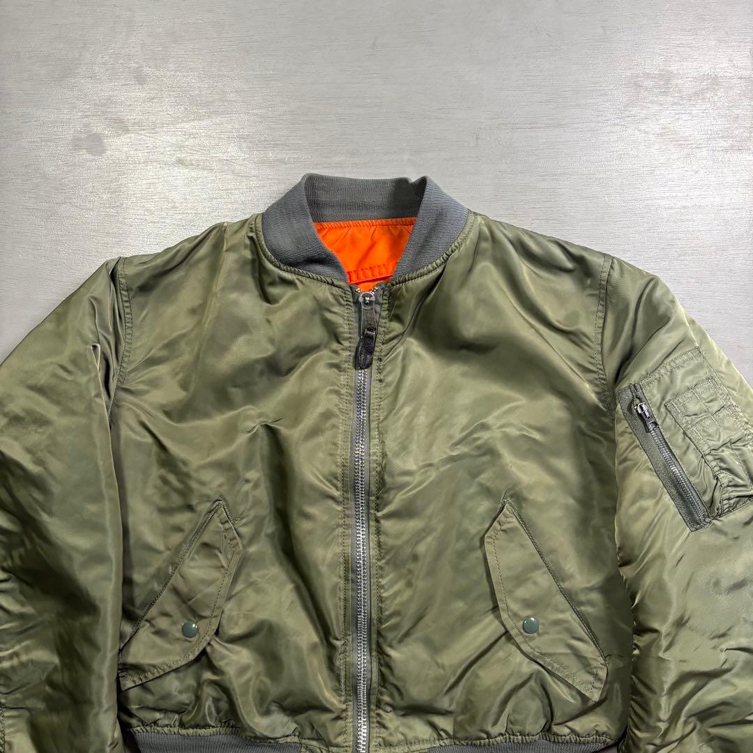 USA製 ALPHA INDUSTRIES MA-1 短丈 IDEAL M