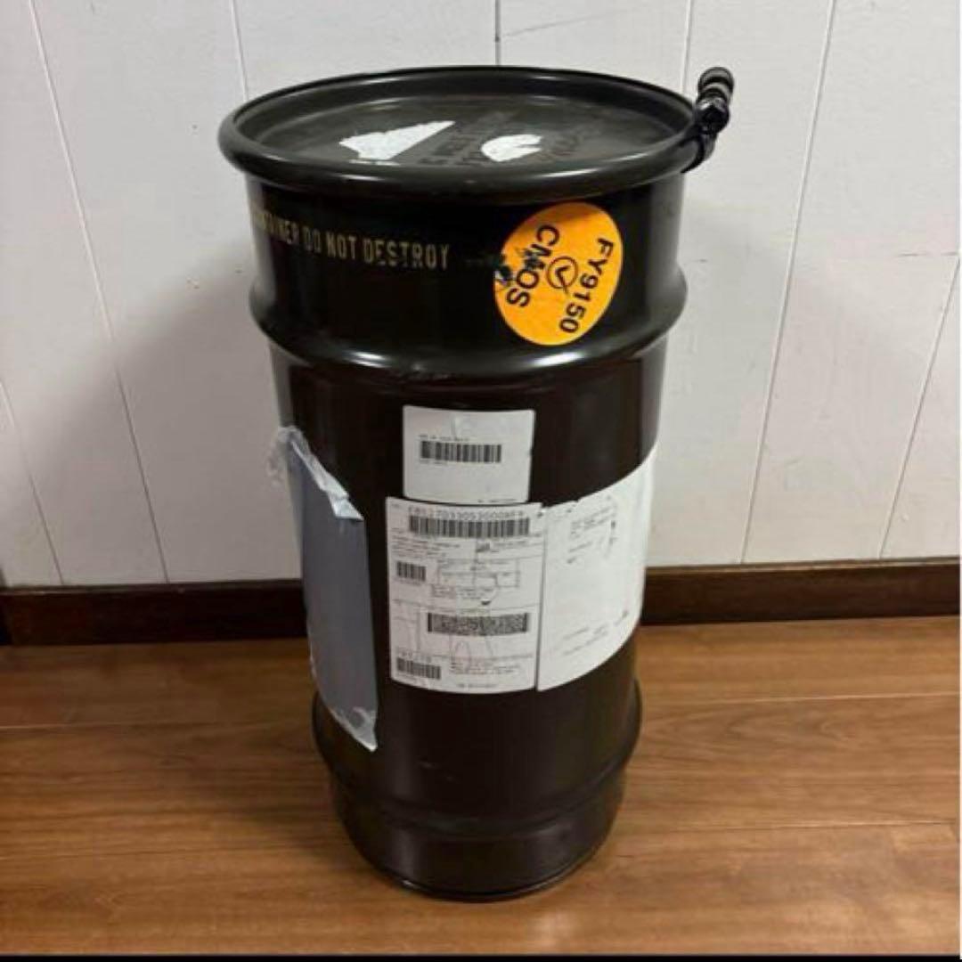 米軍　実物　ペール缶　ドラム缶　ODグリーン　送料無料