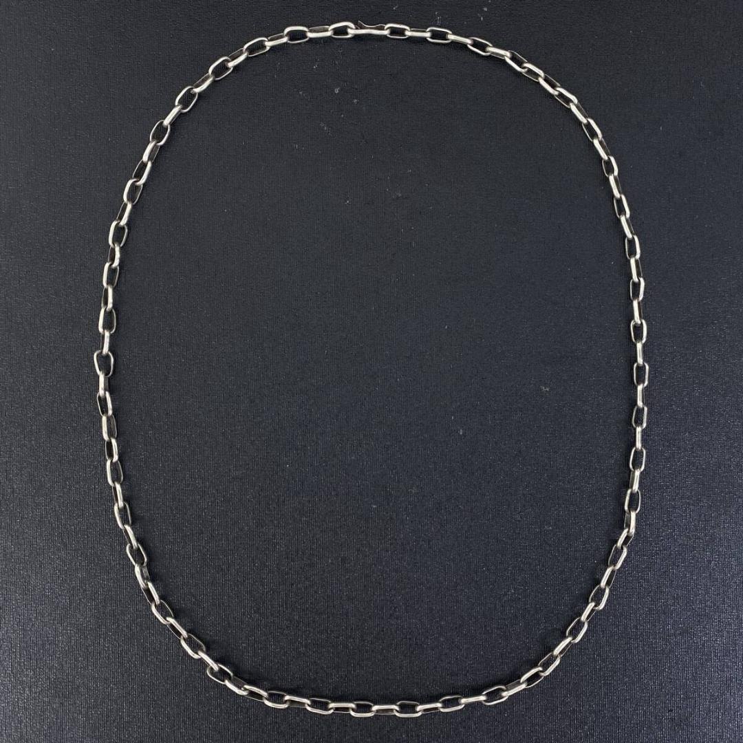 NAVAJO VINATGE シルバー あずき 5mm チェーン 62cm