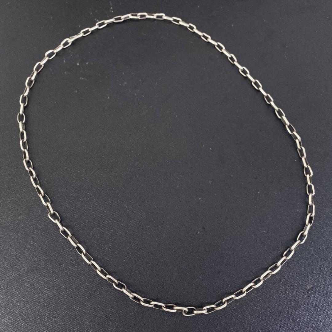 NAVAJO VINATGE シルバー あずき 5mm チェーン 62cm