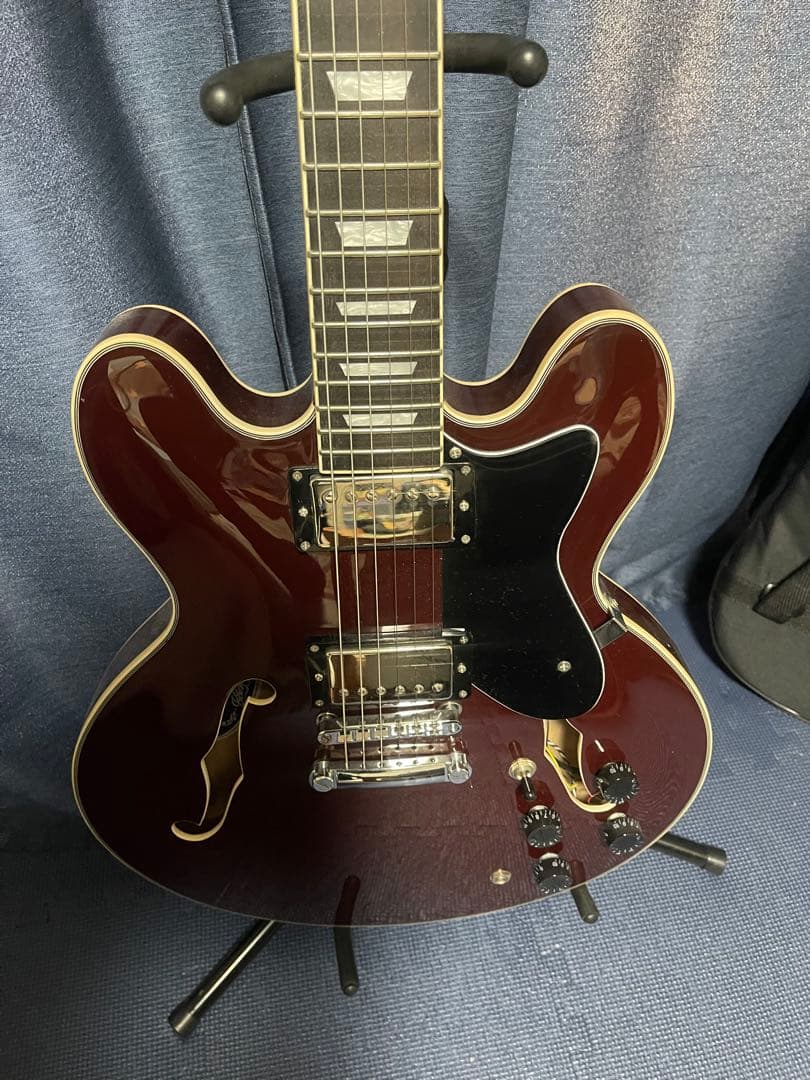 お買い得　Donner セミアコギター DJP-1000R