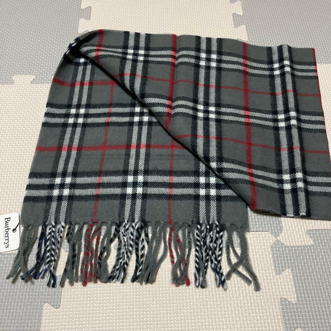 新品未使用✨BURBERRY バーバリー マフラー ノバチェック グレー
