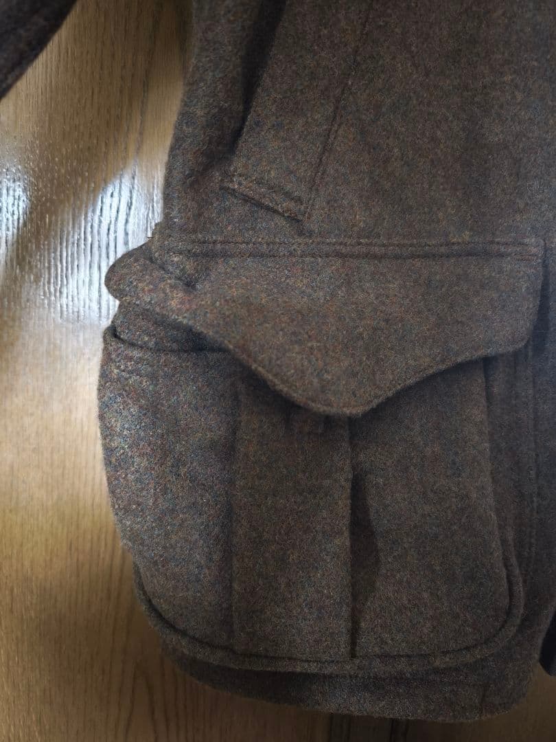 FILSON ヴィンテージ　ウールハンティングジャケット　レザーパッチ　サイズS