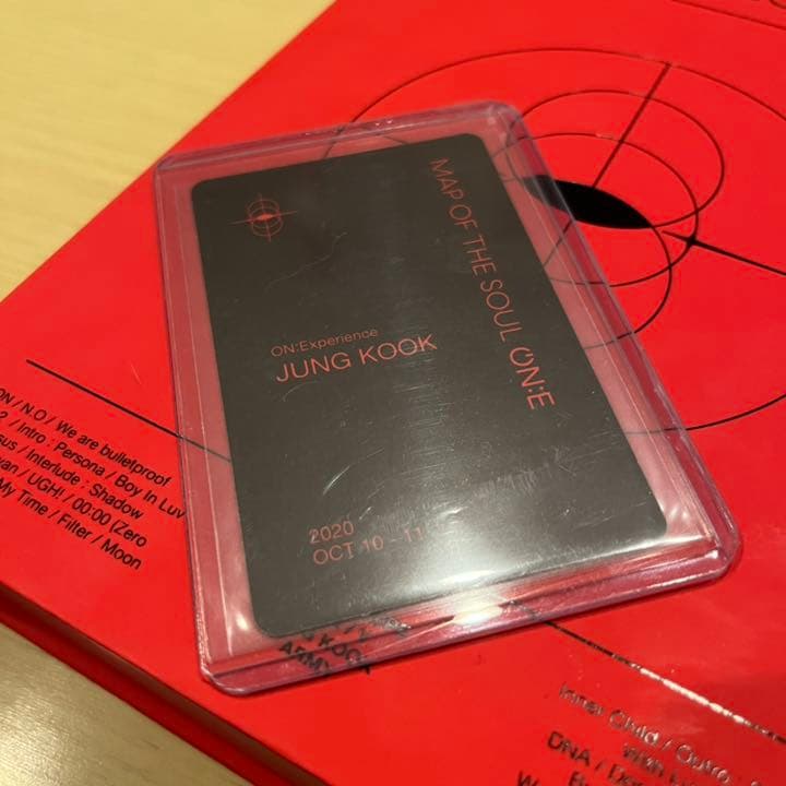 BTS MAP OF THE SOUL ON:E ジョングク トレカつき