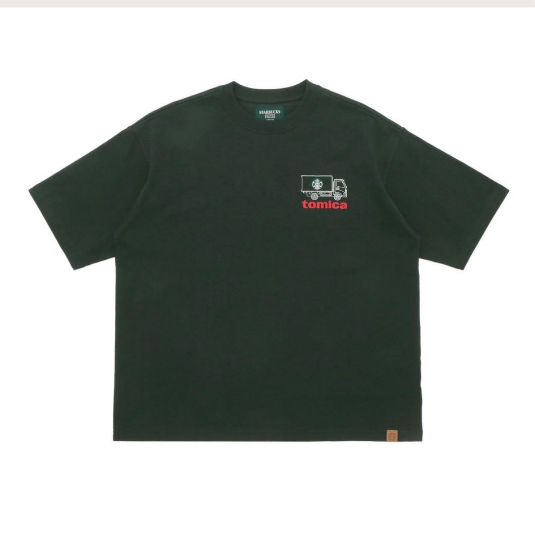 STARBUCKS STAND by BEAMS トミカ　Tシャツ L サイズ