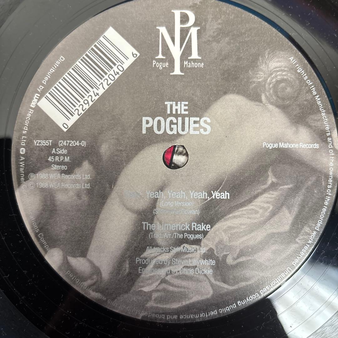 The Pogues 12inch 3種　‘88-89リリース　レコード