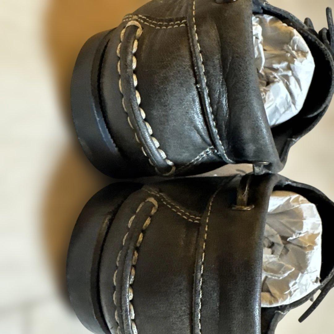 Paraboot Cousu Mainブラックモカシン