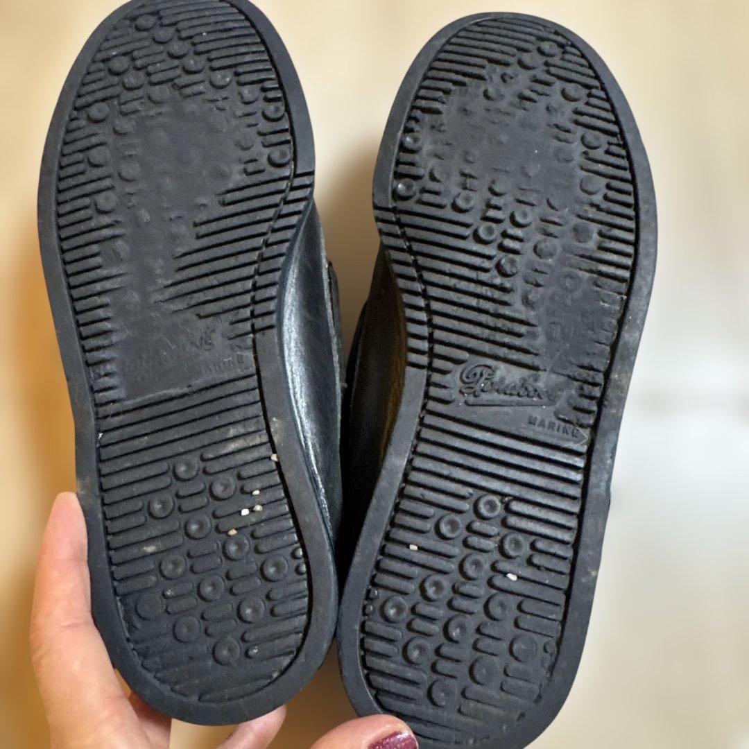 Paraboot Cousu Mainブラックモカシン