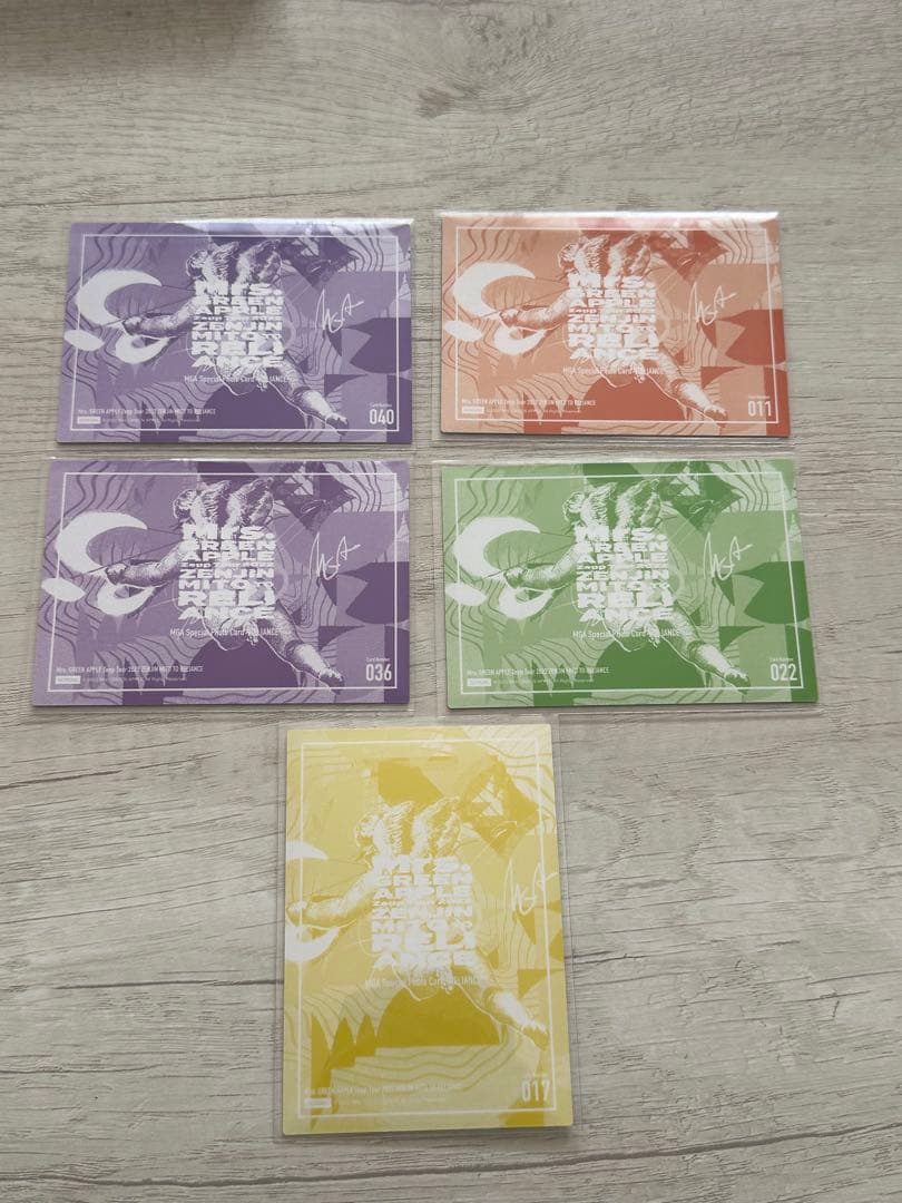 Mrs. GREEN APPLE 集合 フォトカード　ゼンジン　2022