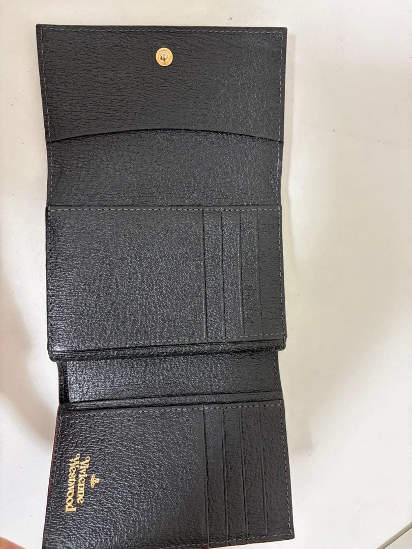 Vivienne Westwood 三つ折り財布 黒 箱付き
