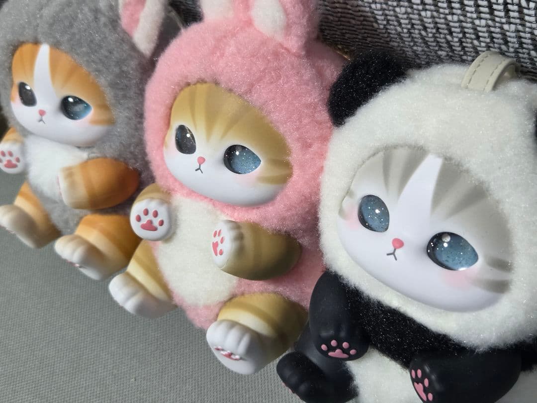 モフサンド　パンダにゃん うさぎにゃん オオカミにゃん セット