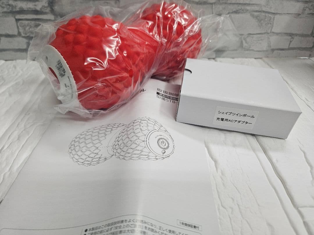シェイプツインボール レッド 取扱説明書付き