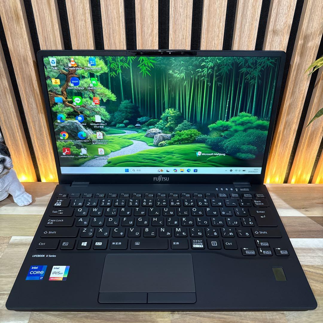 美品‼️LIFEBOOK U9311☘最高峰i7第11世代☘FHD☘ノートパソコン