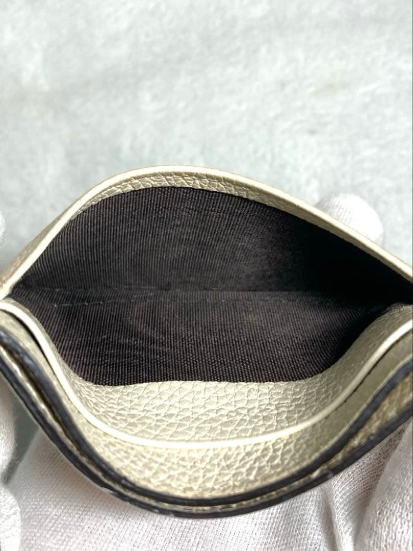良品　GUCCI グッチ　ホースビット　レザー　カードケース　名刺入れ
