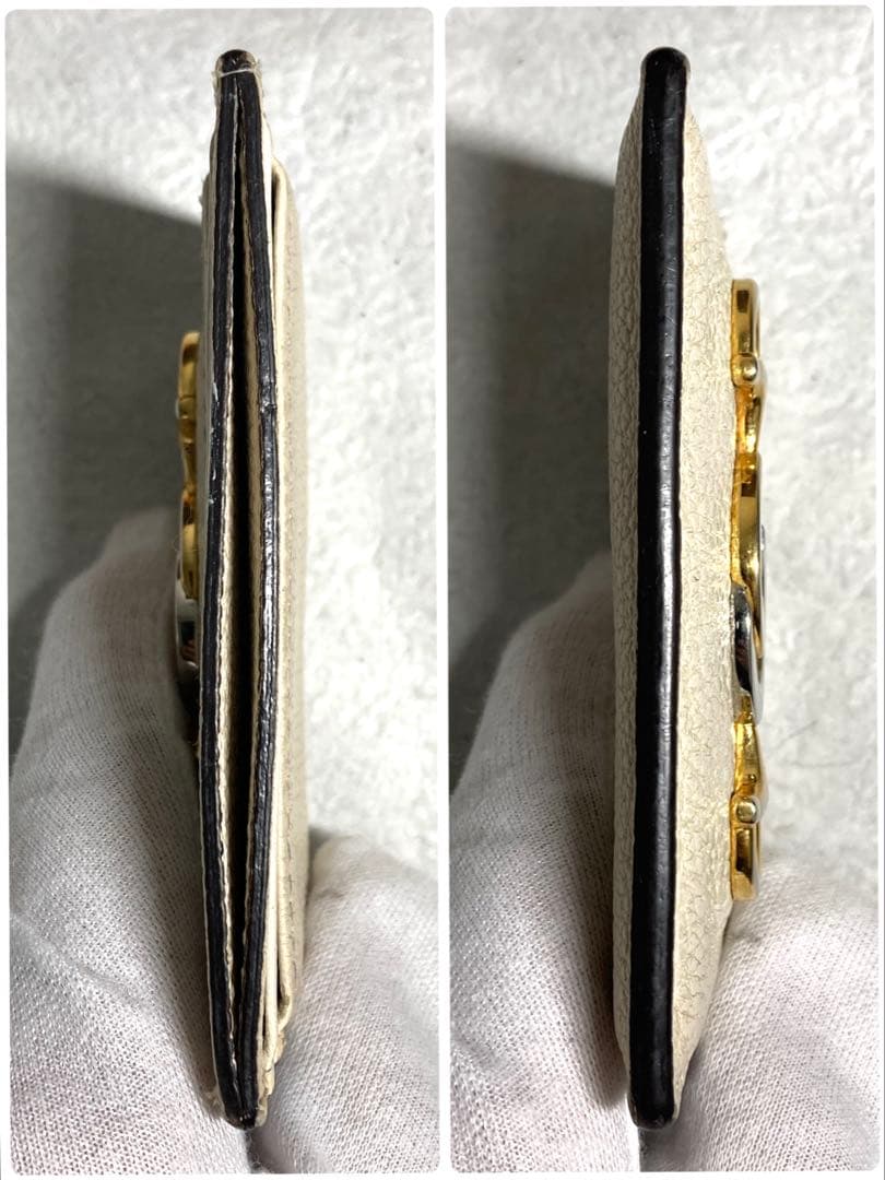 良品　GUCCI グッチ　ホースビット　レザー　カードケース　名刺入れ