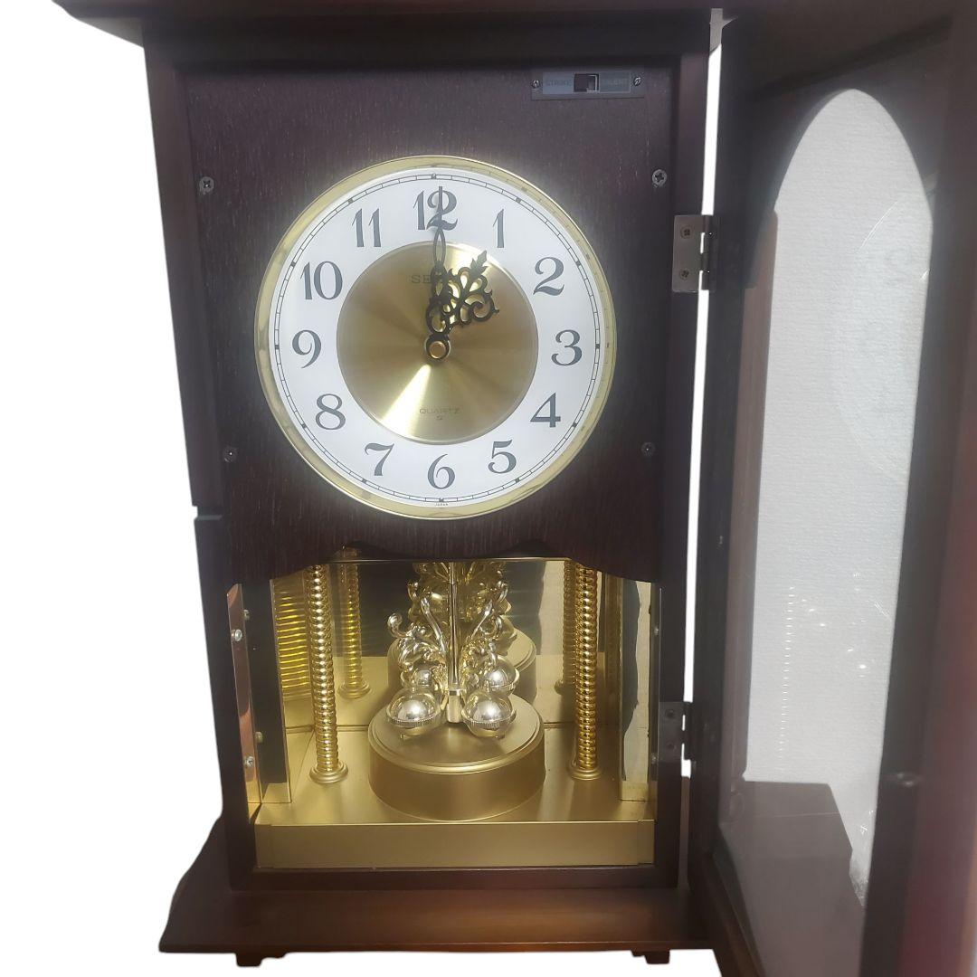 SEIKO　セイコー　クオーツ　ボンボン時計　壁掛け時計　アンティーク　電池式