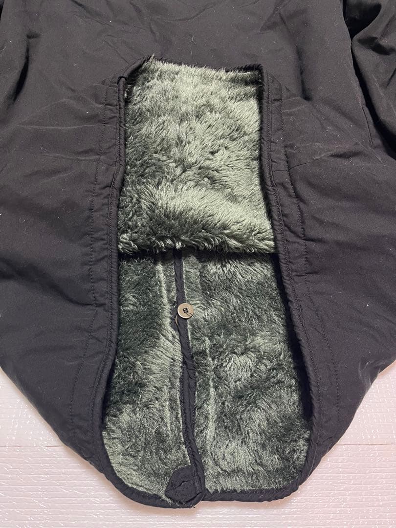 【vintage】スウェーデン軍 ライナーコート M59 ブラック ノーカラー