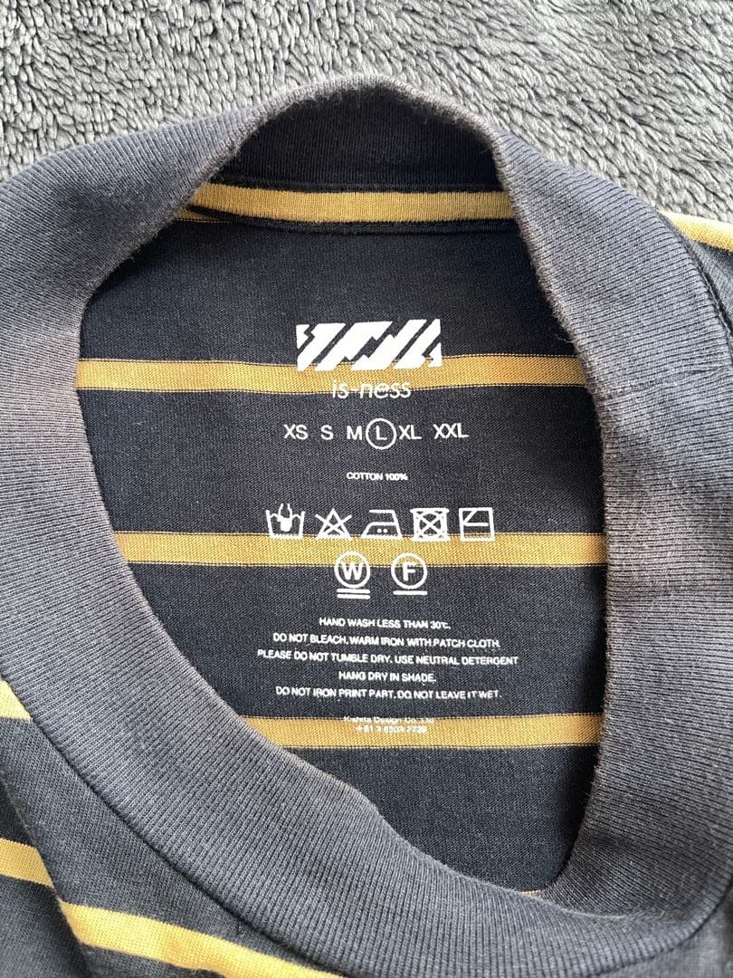【定価以下】 is-ness BORDER T-SHIRT for +81