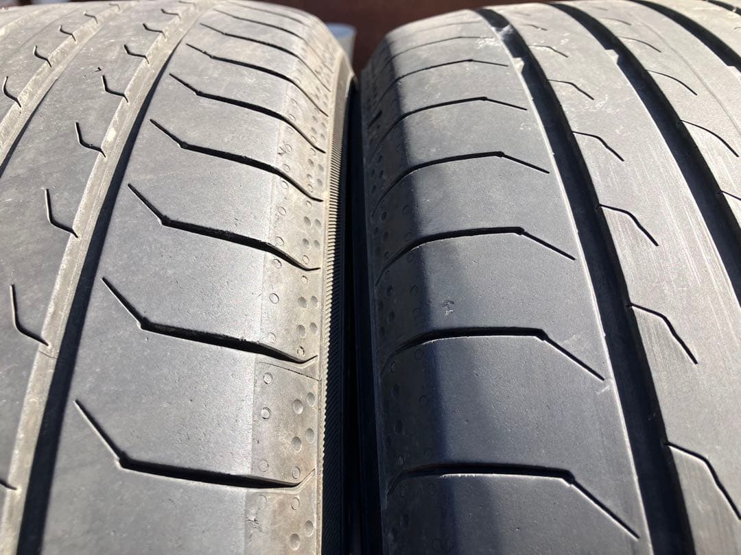 225/55r18中古タイヤ2本セット