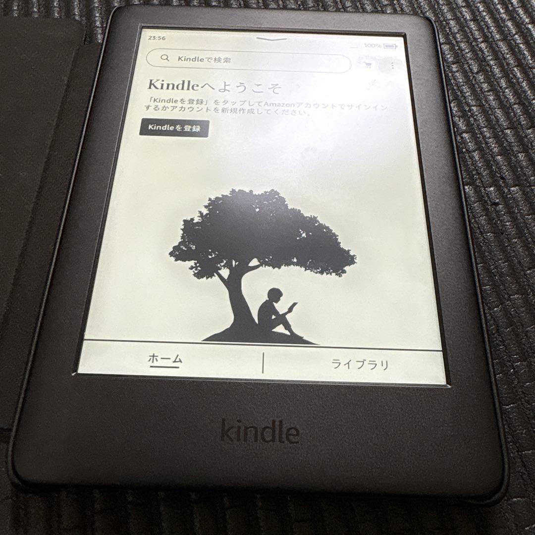 Kindle本体 ブラック 布製カバー付き