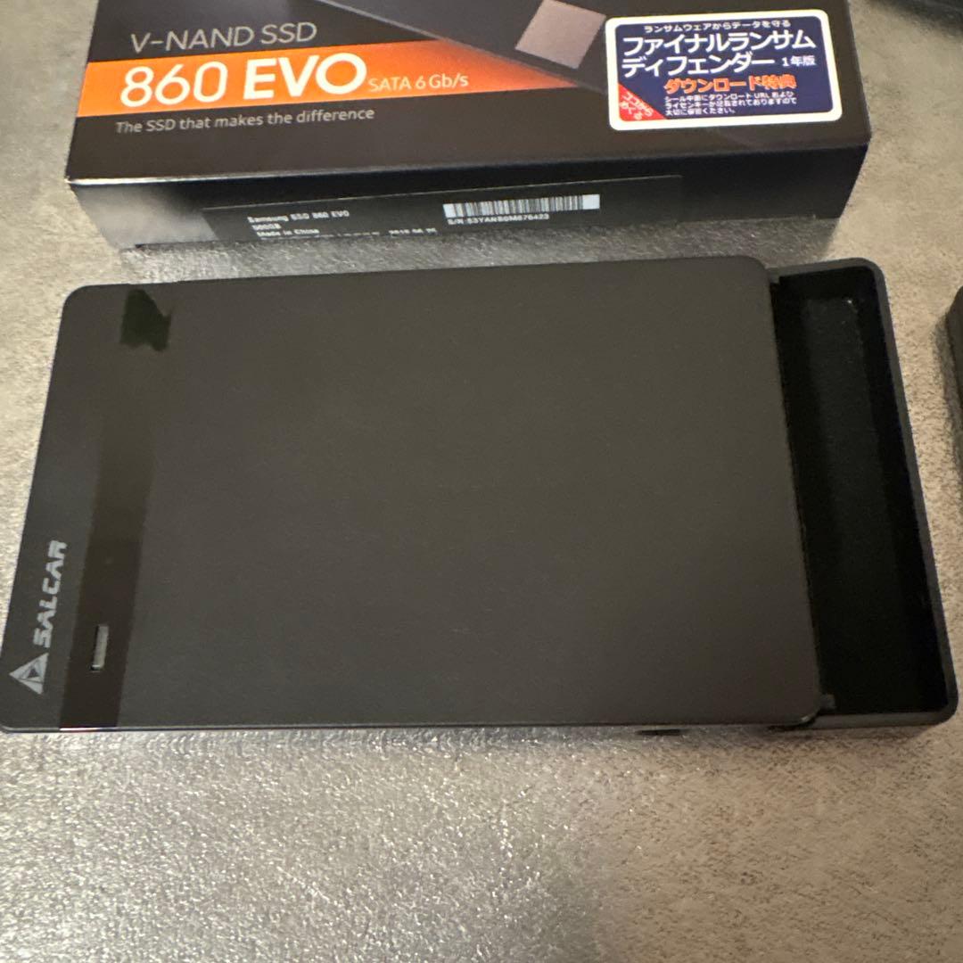 外付けハードディスク・ドライブ Samsung 860 EVO 500GB SSD