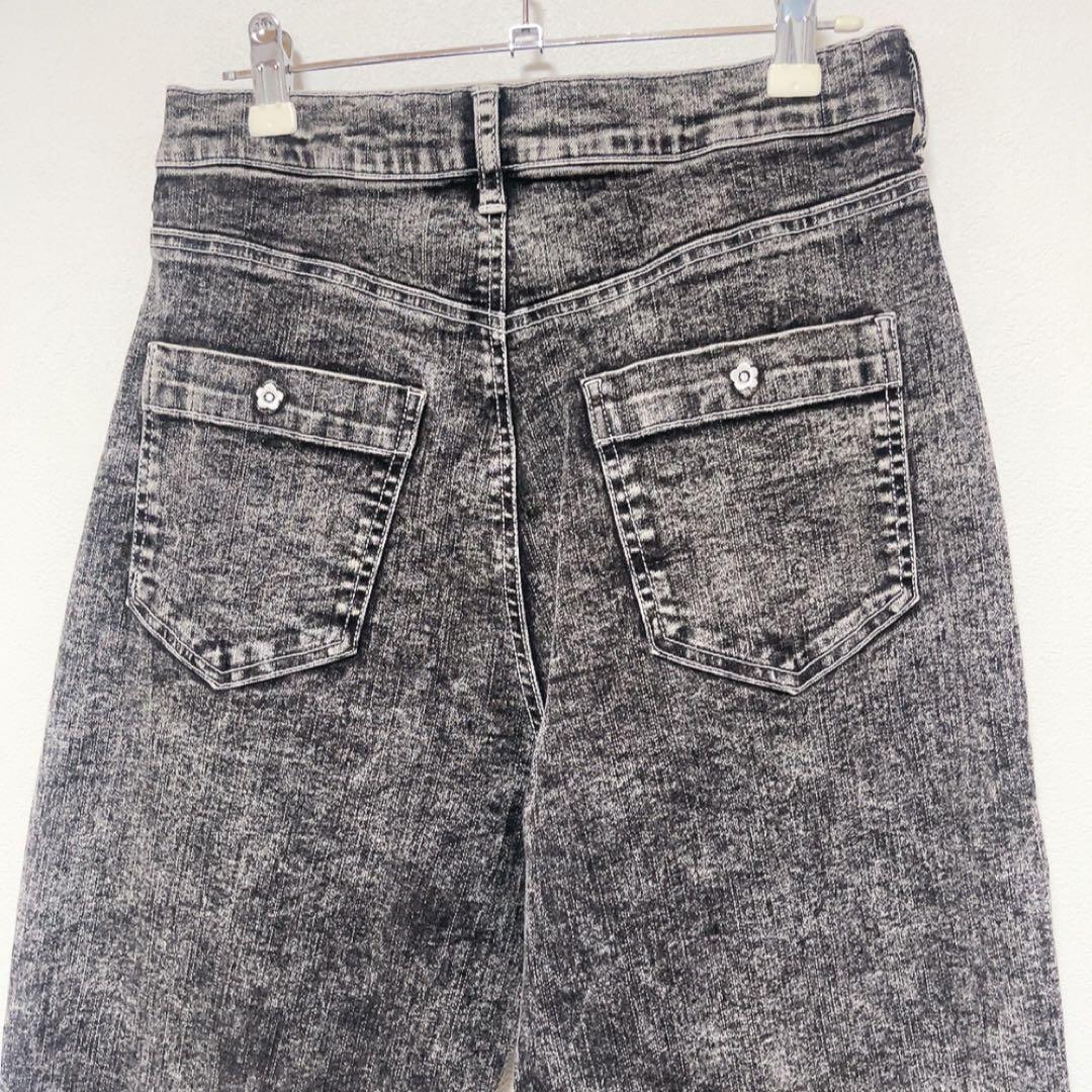 タグ付き未使用 MARY QUANT フロントタックデニム パンツ M