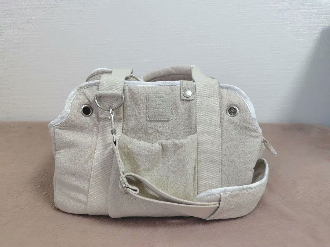 本日価格　ペットパラダイス ナチュラル リネンコットン キャリーバッグ 超小型犬