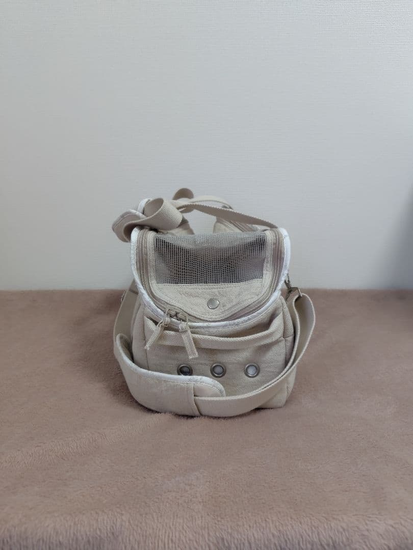 本日価格　ペットパラダイス ナチュラル リネンコットン キャリーバッグ 超小型犬