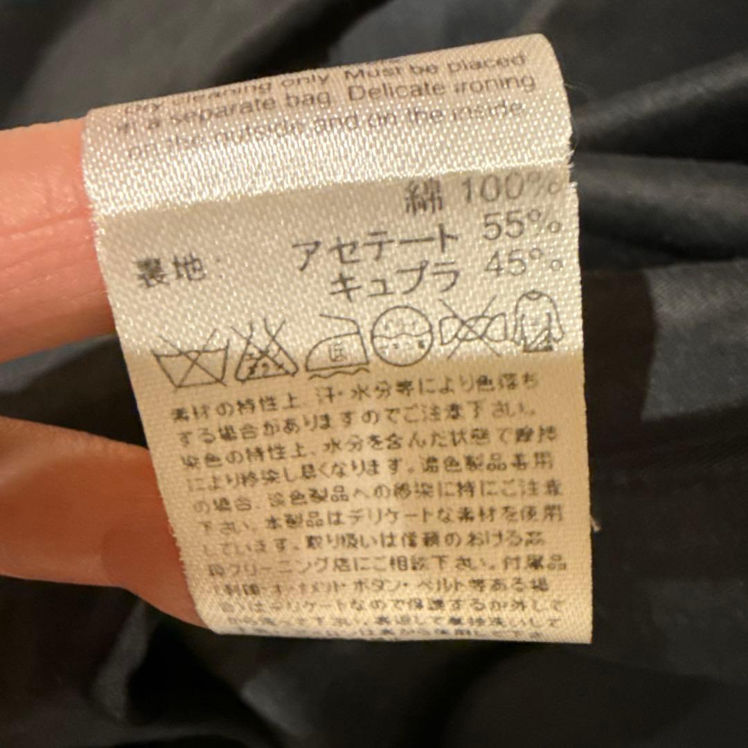 CELINE トレンチコート 38 ダークグレー