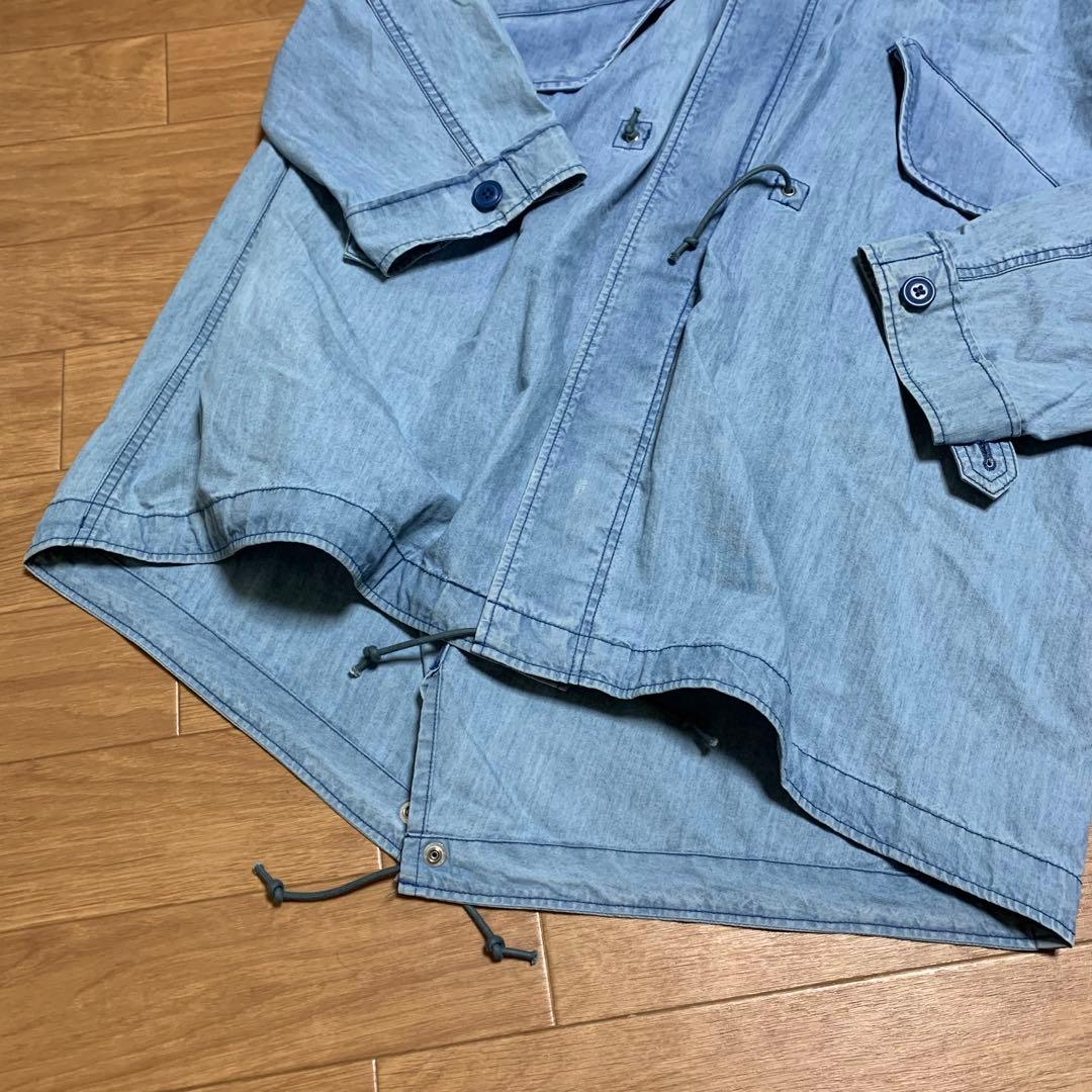 希少 FRED PERRY フレッドペリー デニム モッズコート L•XL相当