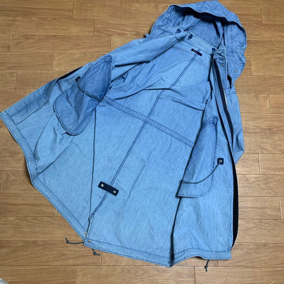 希少 FRED PERRY フレッドペリー デニム モッズコート L•XL相当