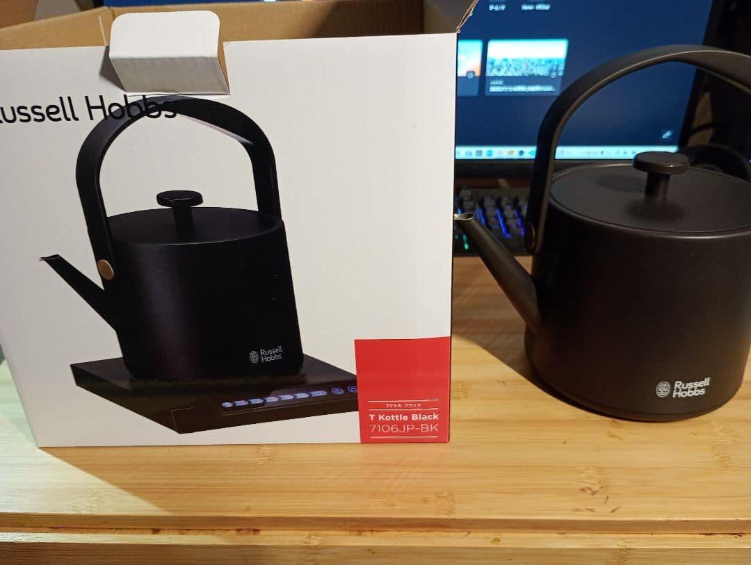 Russell Hobbs 電気ケトル 710G-JP-BK ブラック
