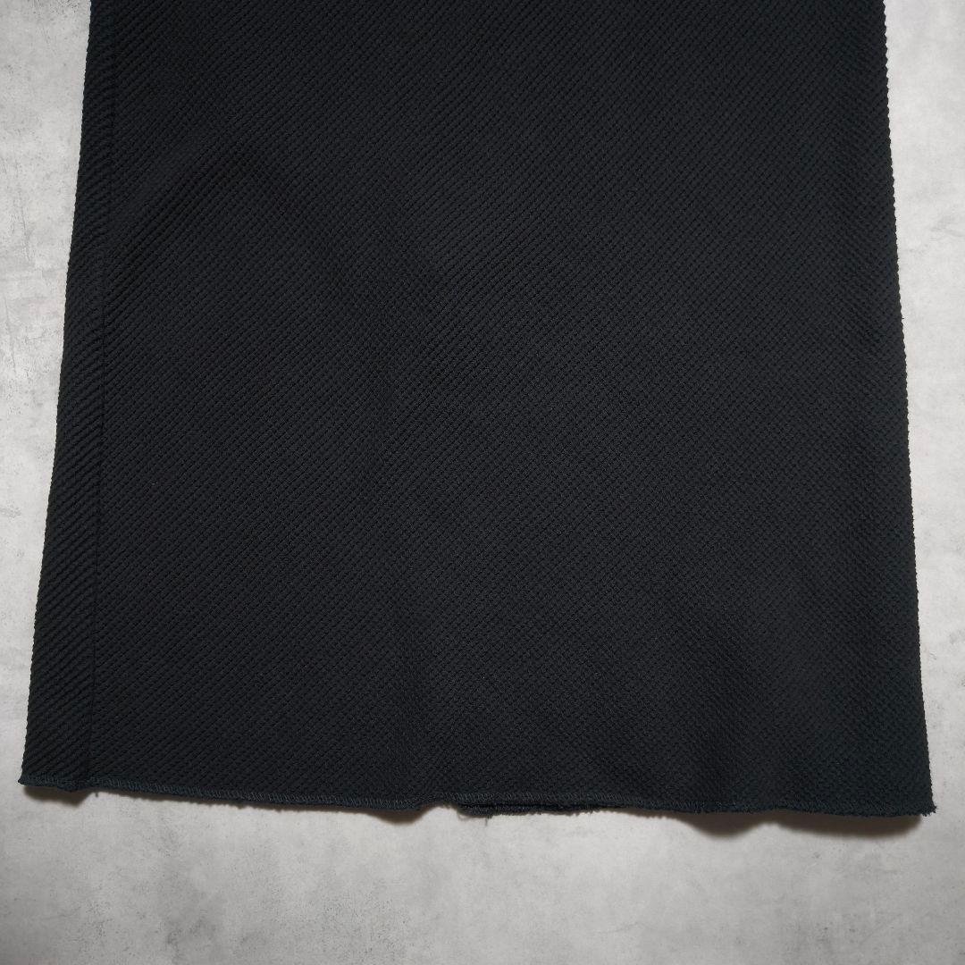 FRAMeWORK ワッフルストレートスカート ブラックD 38